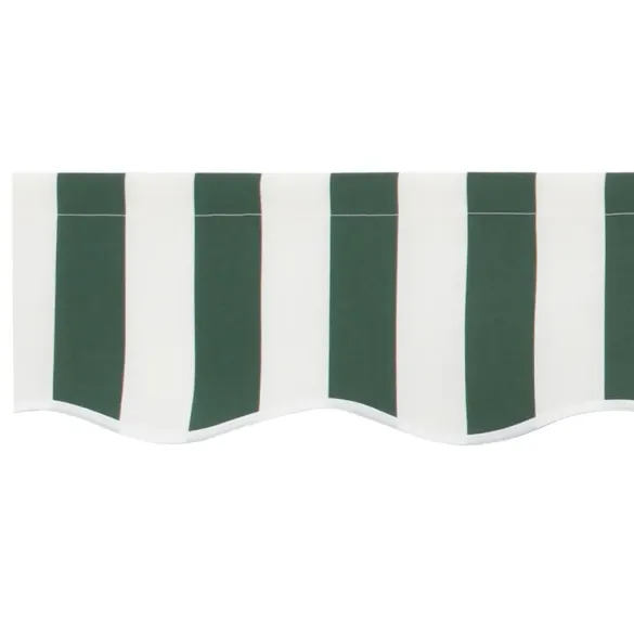 Material Marchiză 6x3 m Verde-Alb | vidaXL
