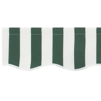 Material Marchiză 6x3 m Verde-Alb | vidaXL