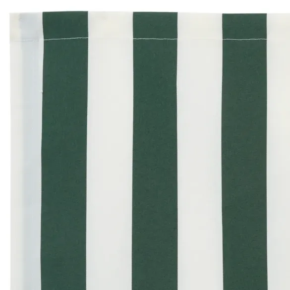 Material Marchiză 6x3 m Verde-Alb | vidaXL