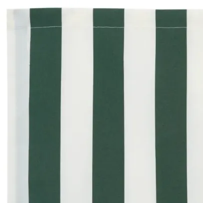 Material Marchiză 6x3 m Verde-Alb | vidaXL