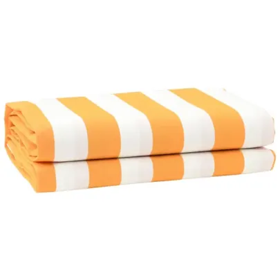 Material Umbrelă Exterior Galben-Alb 10x1.6 m - vidaXL