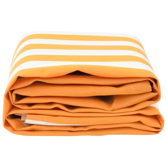 Material Umbrelă Exterior Galben-Alb 10x1.6 m - vidaXL