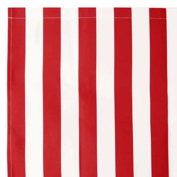 Țesătură marchiză dungi roșu-alb 10x1.6m | Protecție UV