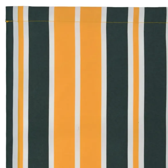 Material Copertină Verde-Galben 10x1.6 m - VidaXL