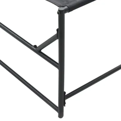 Pat de Soare Antracit - Oțel & Textilenă | Livrare Gratuită