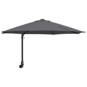 Umbrelă Terasă Antracit Oțel Poliester - Livrare Gratuită 2