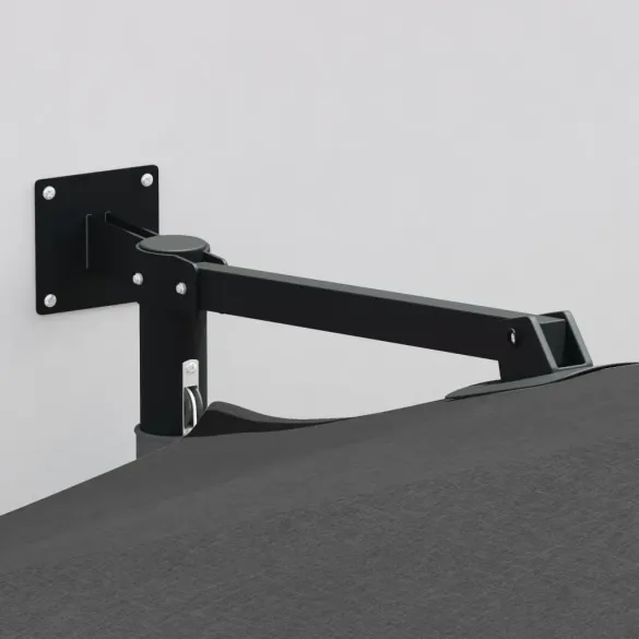 Umbrelă Terasă Antracit Oțel Poliester - Livrare Gratuită