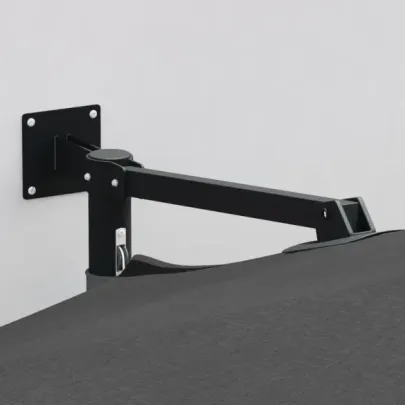 Umbrelă Terasă Antracit Oțel Poliester - Livrare Gratuită