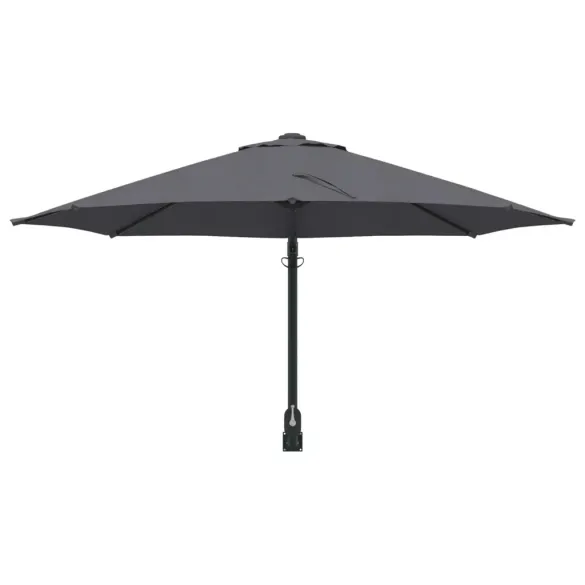 Umbrelă Terasă Antracit Oțel Poliester - Livrare Gratuită