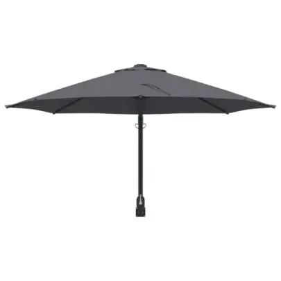 Umbrelă Terasă Antracit Oțel Poliester - Livrare Gratuită