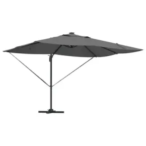 Umbrelă Roma Cantilever cu LED Solar pentru Exterior 2