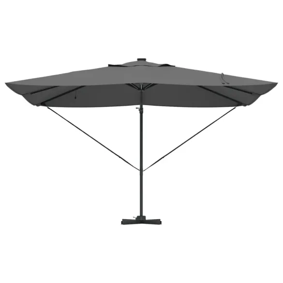 Umbrelă Roma Cantilever cu LED Solar pentru Exterior