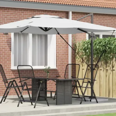 Umbrelă Patio 3m Nisip - Livrare Gratuită | vidaXL