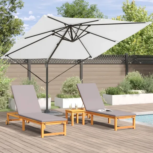 Umbrelă Patio 3m Nisip - Livrare Gratuită | vidaXL