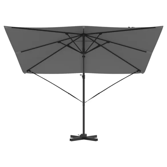 Umbrelă Cantilever Roma Antracit 286x285cm | Livrare Gratuită