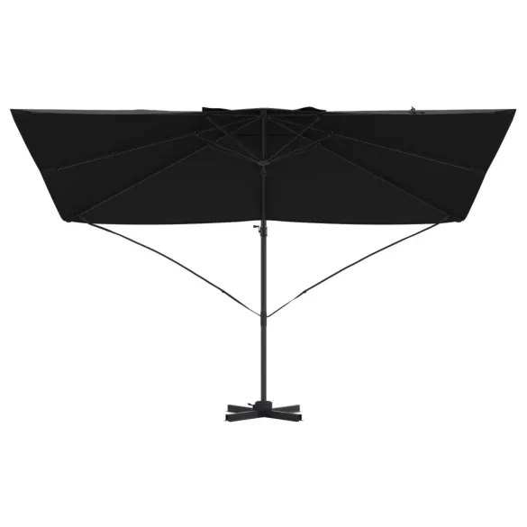 Umbrelă Cantilever Neagră - Copertină Poliester Exterior