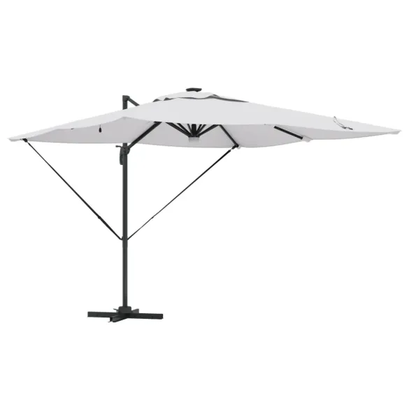Umbrelă Cantilever Roma cu LED-uri Solar | VidaXL