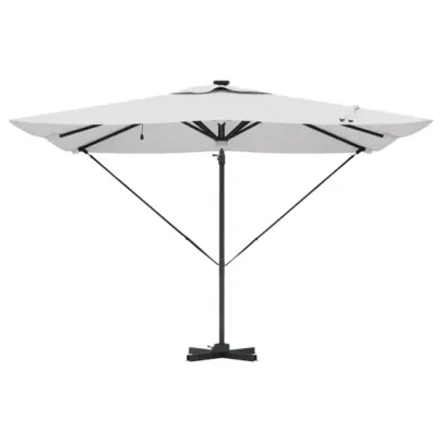 Umbrelă Cantilever Roma cu LED-uri Solar | VidaXL