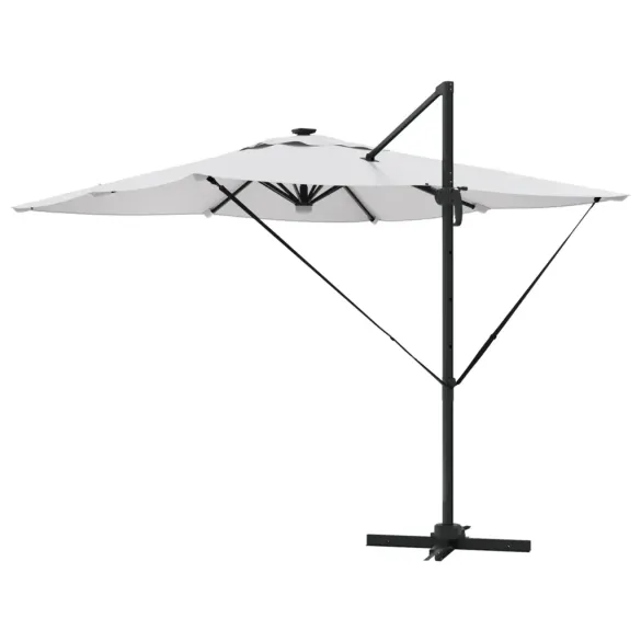 Umbrelă Cantilever Roma cu LED-uri Solar | VidaXL