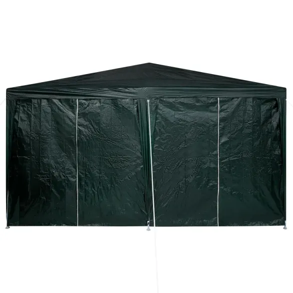 Cort de petrecere 4x4m verde pentru exterior - vidaXL