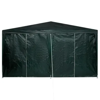 Cort de petrecere 4x4m verde pentru exterior - vidaXL