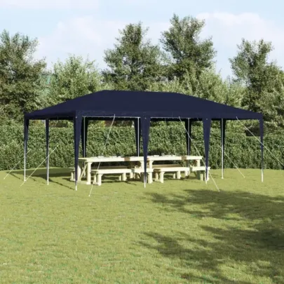 Tenda Albastră 6x4 m pentru Exterior - Ușor de Montat | vidaXL