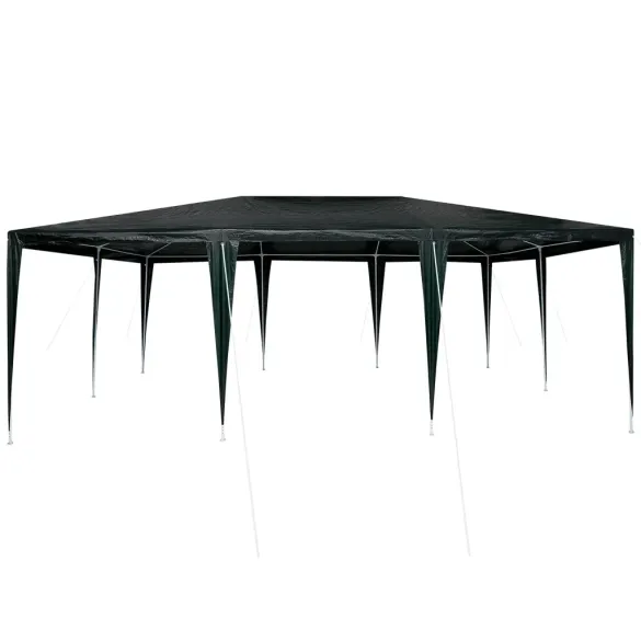 Cort de Petrecere Verde 6x4 m PE - Spatiu Exterior