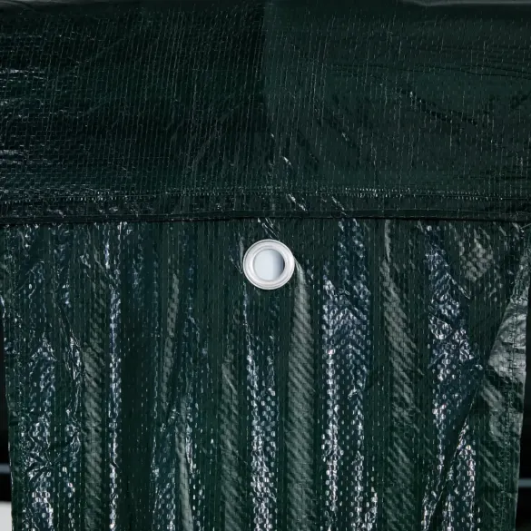 Cort de Petrecere Verde 6x4 m PE - Spatiu Exterior