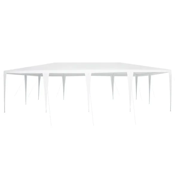 Cort de Petrecere Alb 8x4 m PE - Ușor de Montat | vidaXL