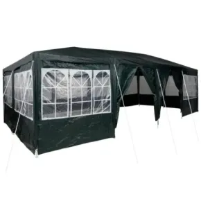 Cort de Petrecere Verde 8x4 m PE - Spațios și Rezistent 2