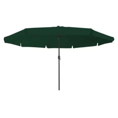 Umbrelă de Grădină Verde Ø395 cm | Livrare Gratuită