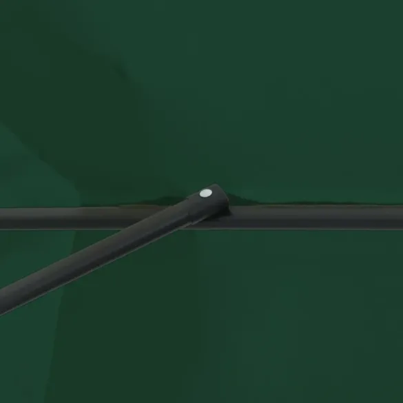 Umbrelă de Grădină Verde Ø395 cm | Livrare Gratuită