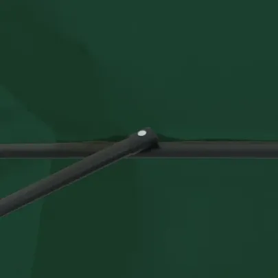 Umbrelă de Grădină Verde Ø395 cm | Livrare Gratuită