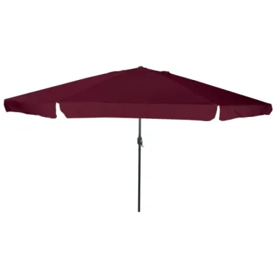 Umbrelă de Grădină Bordeaux ø395x245 cm | Livrare Gratuită
