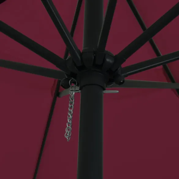 Umbrelă de Grădină Bordeaux ø395x245 cm | Livrare Gratuită Umbrelă de Grădină Bordeaux ø395x245 cm | Livrare Gratuită