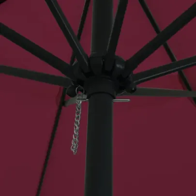 Umbrelă de Grădină Bordeaux ø395x245 cm | Livrare Gratuită