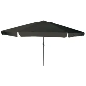 Umbrelă de Grădină Rotundă Neagră ø395 cm | vidaXL 2