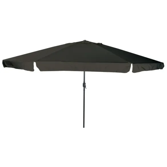 Umbrelă de Grădină Rotundă Neagră ø395 cm | vidaXL