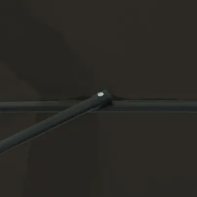 Umbrelă de Grădină Rotundă Neagră ø395 cm | vidaXL