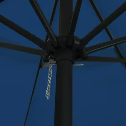 Umbrelă de Grădină Rotundă Albastră - Livrare Gratuită