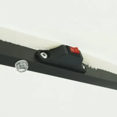 Umbrelă Grădină cu LED-uri 395x245 cm - Alb | vidaXL