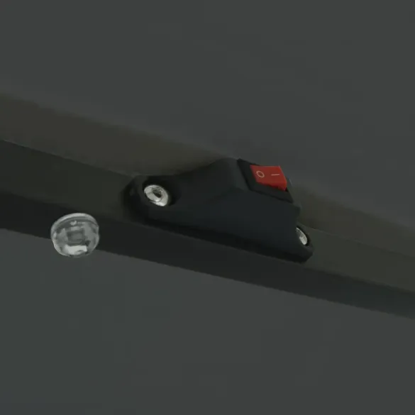 Paravan de grădină cu LED - Acoperire 245 cm | vidaXL