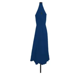 Umbrelă Grădină LED Albastru deschis - vidaXL