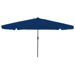 Umbrelă Grădină LED Albastru deschis - vidaXL 2