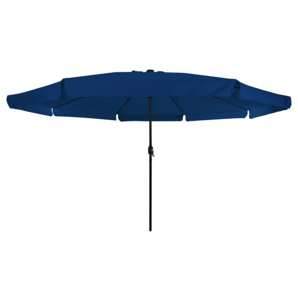 Umbrelă Grădină LED Albastru deschis - vidaXL