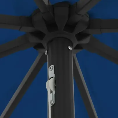 Umbrelă Grădină LED Albastru deschis - vidaXL