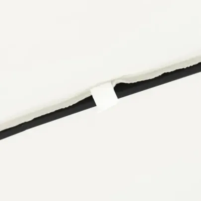 Umbrelă Pătrată Grădină 295x245 cm - Alb Nisipos | vidaXL