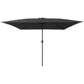 Umbrelă Grădină Pătrată 300x300cm Antracit - Livrare Gratuită 2