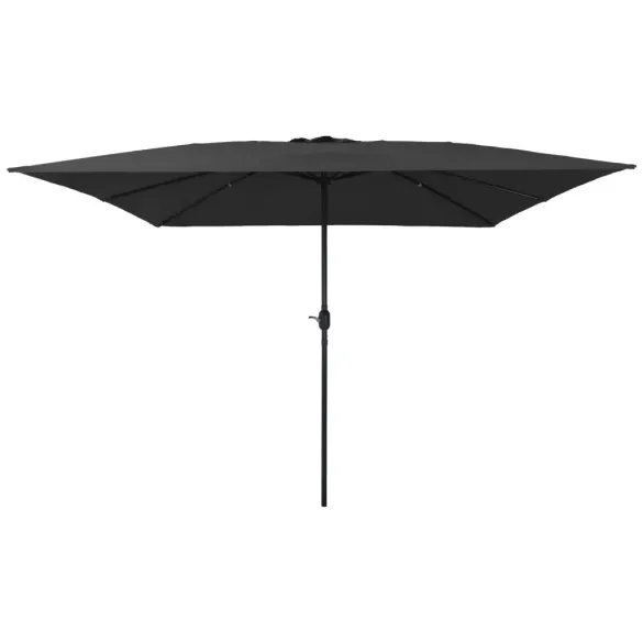Umbrelă Grădină Pătrată 300x300cm Antracit - Livrare Gratuită
