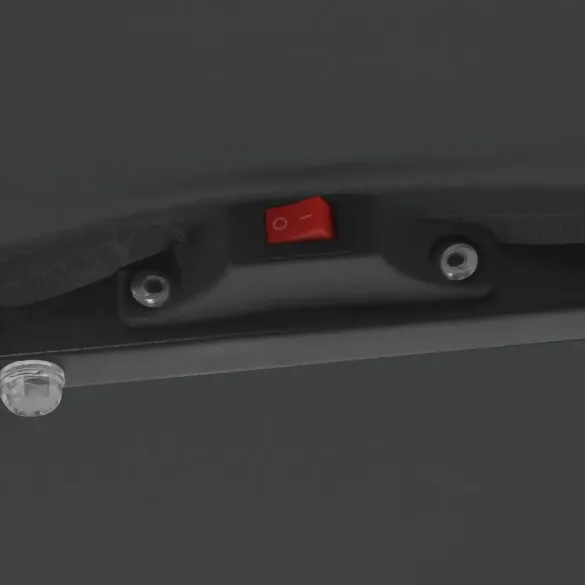 Umbrelă Grădină Patrată cu LED-uri Antracit | vidaXL